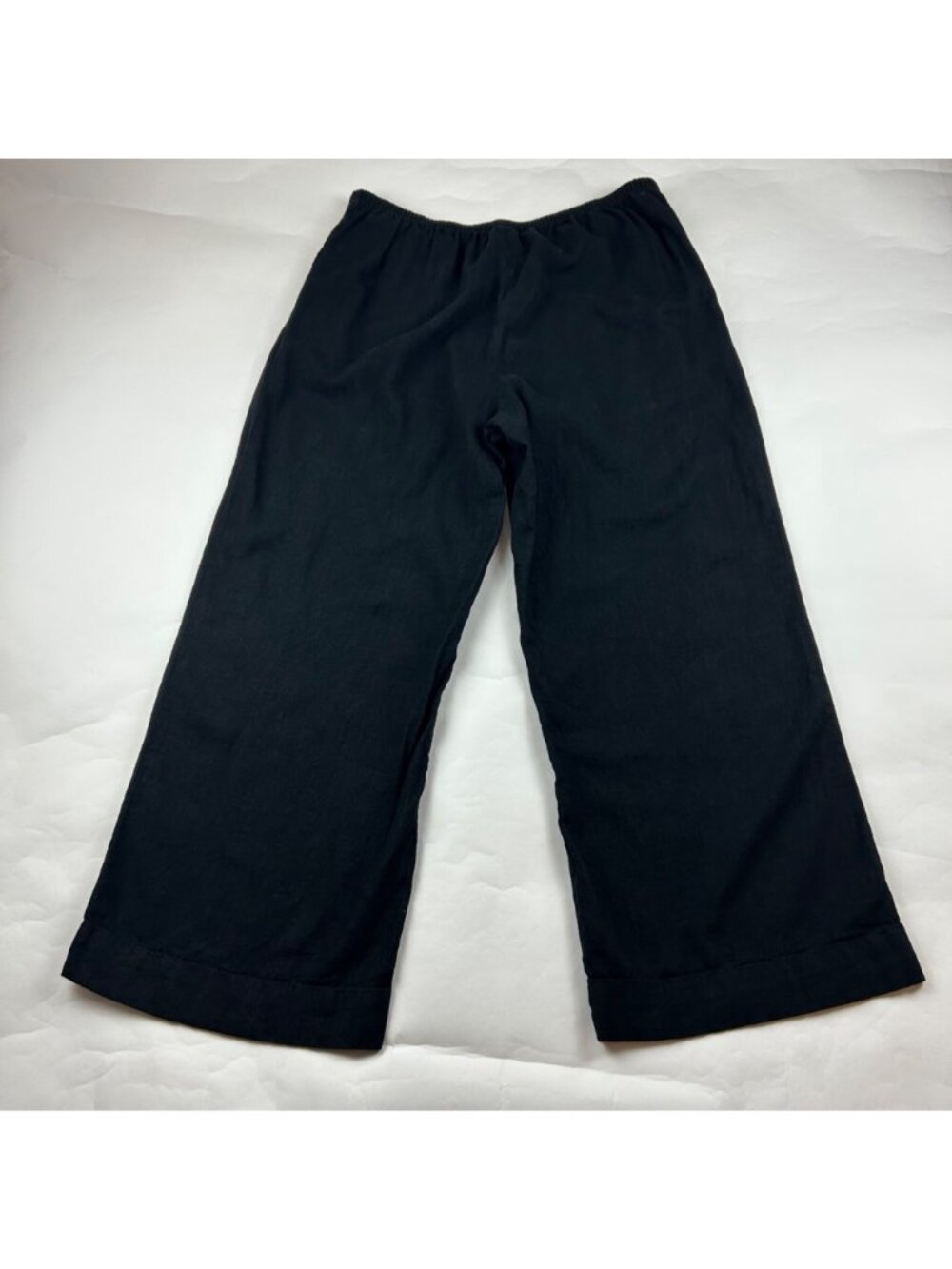 A New Day Black Linen Blend Wide Leg Lounge Pant XXL - Picture 7 of 8
